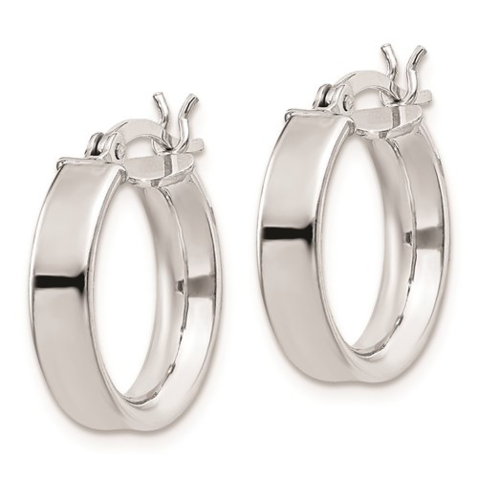 This Is Life My Go To Hoop Earrings - Sterling Silver