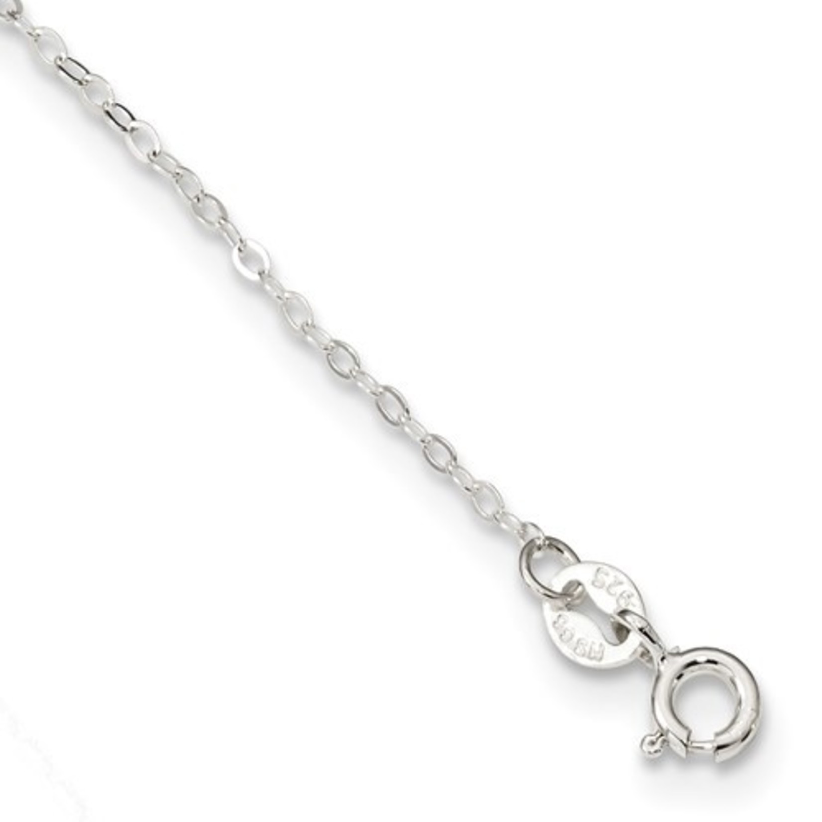 This Is Life Sterling Silver CZ 5 Station Necklace