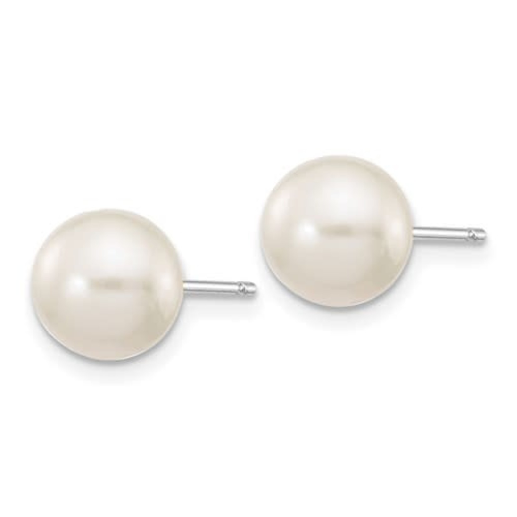 This Is Life White Cultured 7-8mm Pearl Earrings