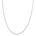 This Is Life Sterling Silver 1.25mm Beaded Box Chain