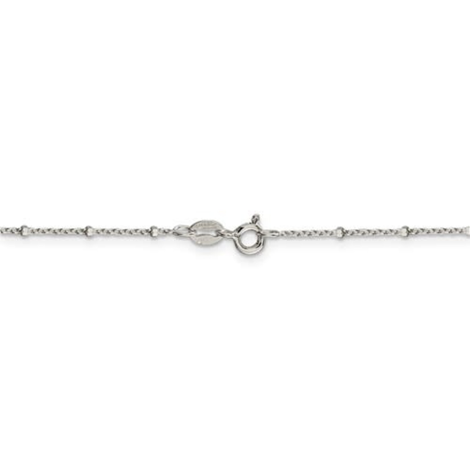 This Is Life Rolo Bead Chain - Sterling SIlver