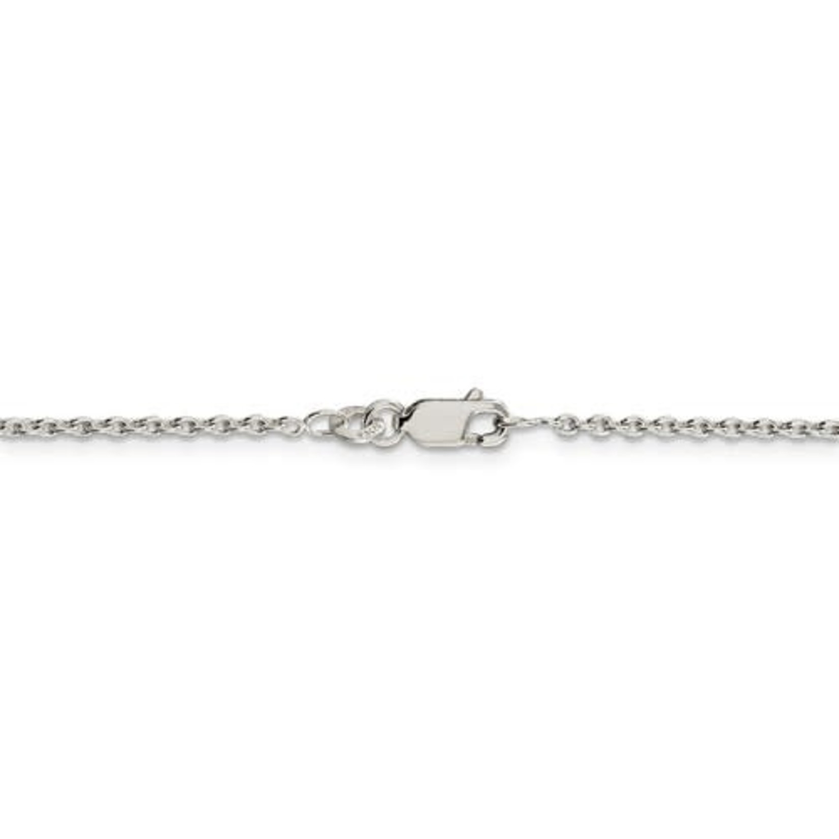 This Is Life Cable Chain - Sterling Silver 18"
