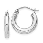 This Is Life Classic 3mm Round Hoop Earrings