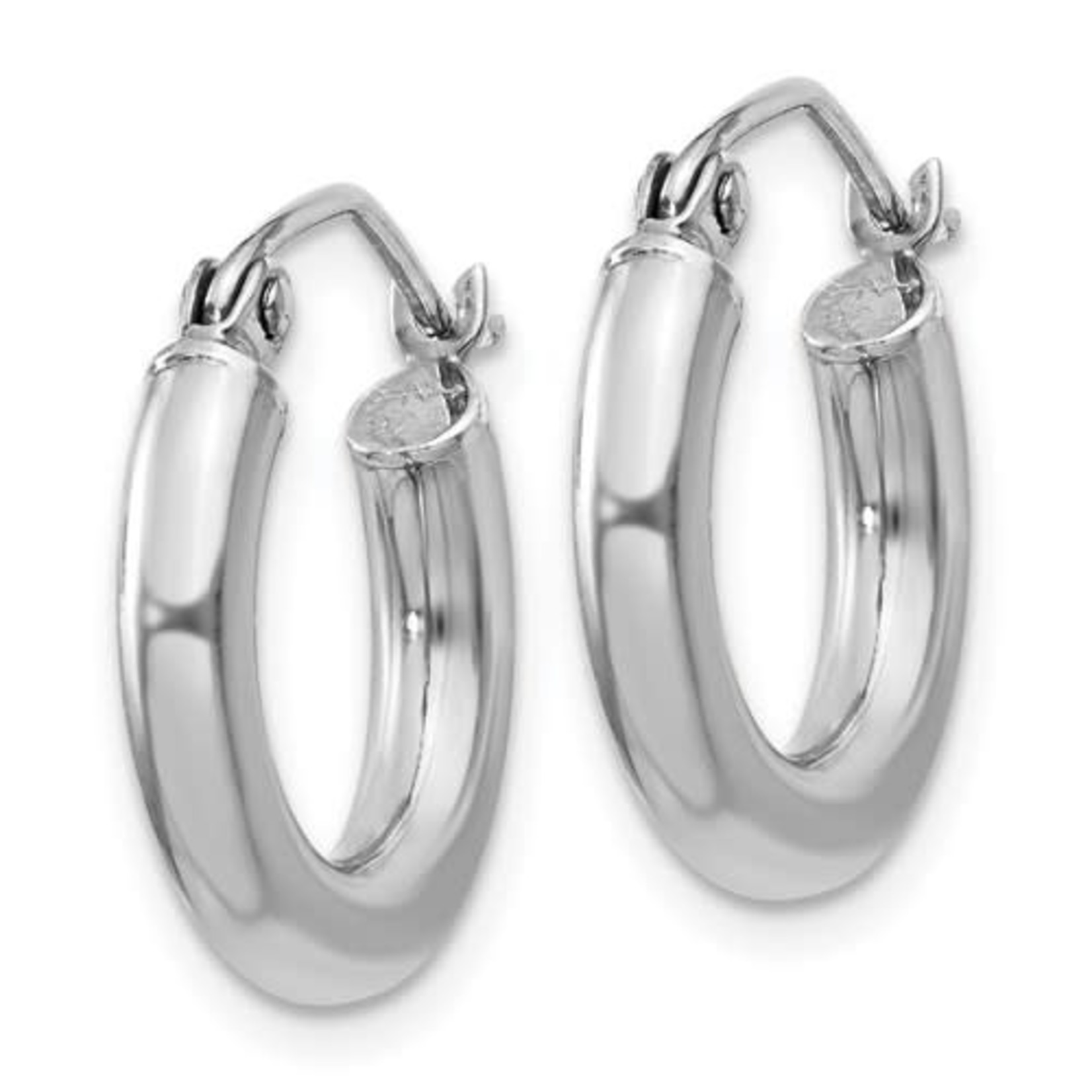 This Is Life Classic 3mm Round Hoop Earrings