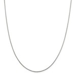 This Is Life Round Franco Sterling Silver Chain - 18"