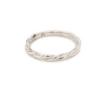 On The Edge Lavish Twist Sterling Silver Ring