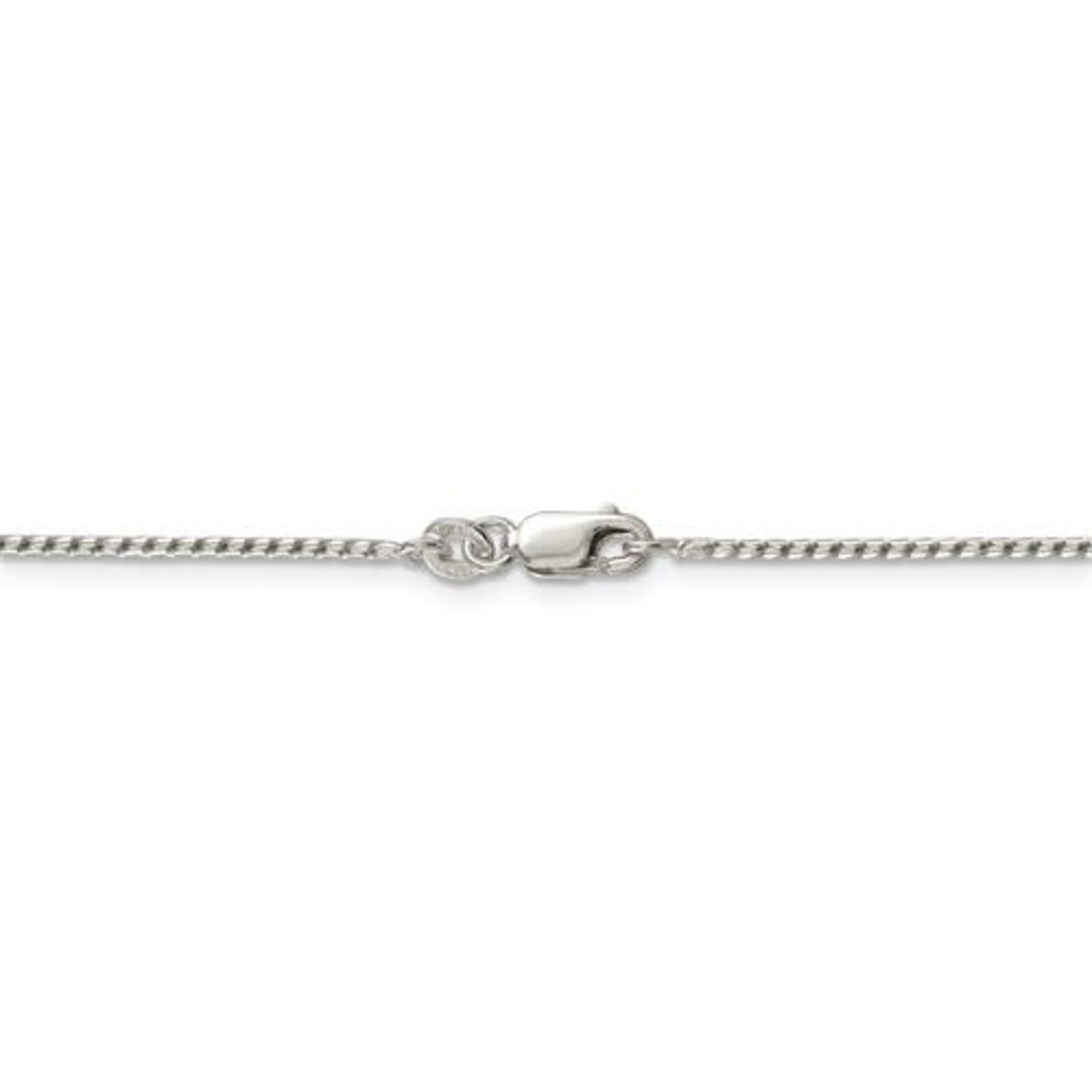 This Is Life Sterling Silver 1.25mm Round Franco Chain 18 Inch