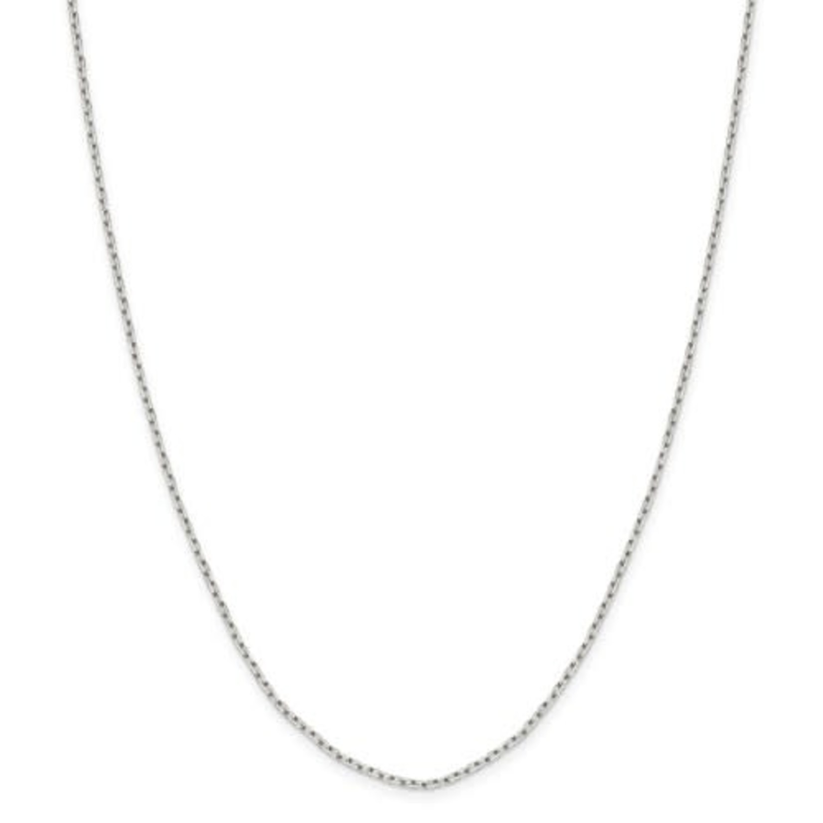 This Is Life Sterling Silver 1.65mm 8 Sided Diamond Cut Cable 18 Inch Chain