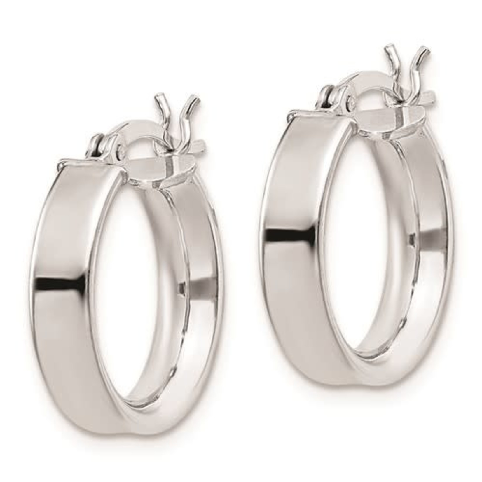 This Is Life My Go To Sterling Silver Hoop Earrings