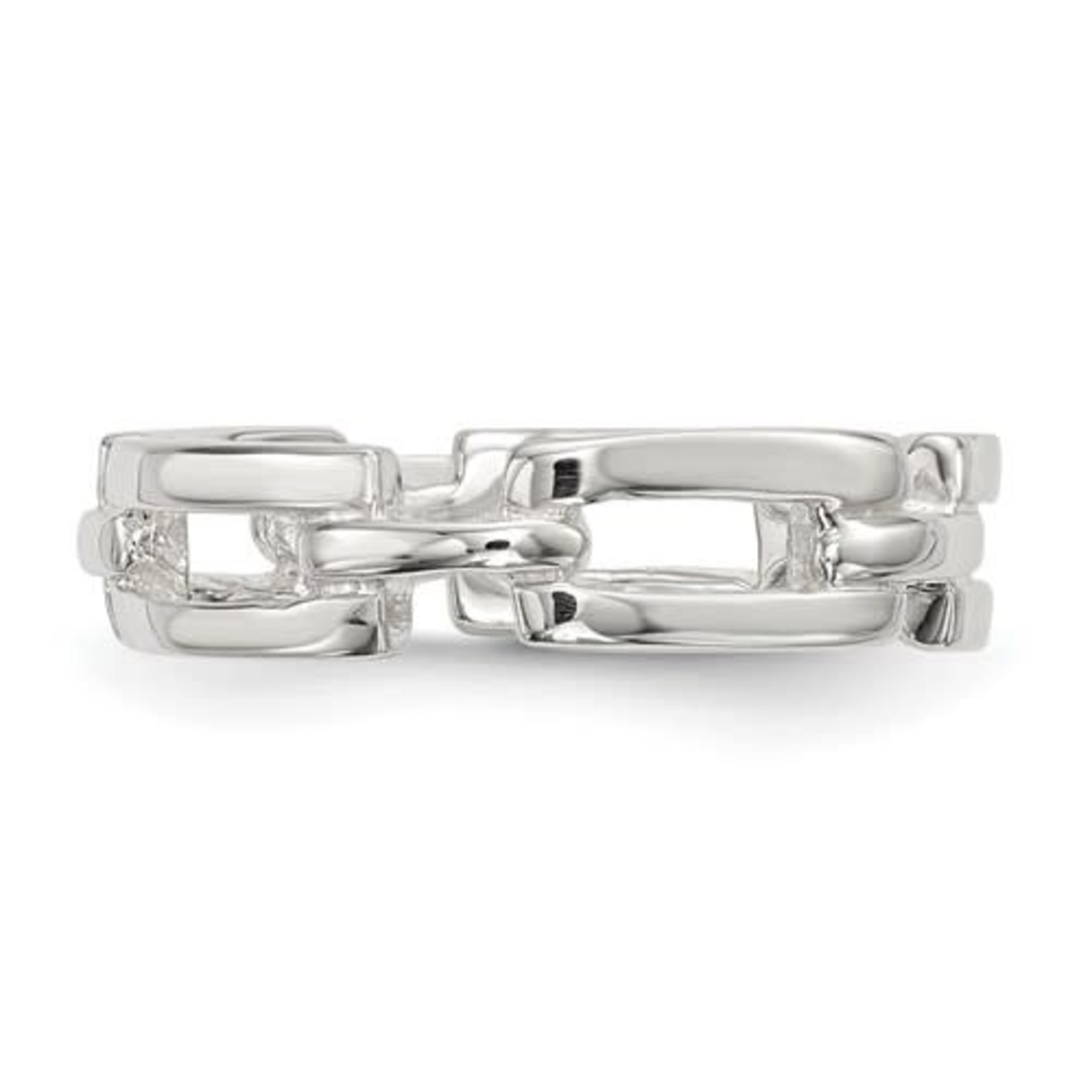 This Is Life Ruff & Tuff Link Ring - Sterling Silver