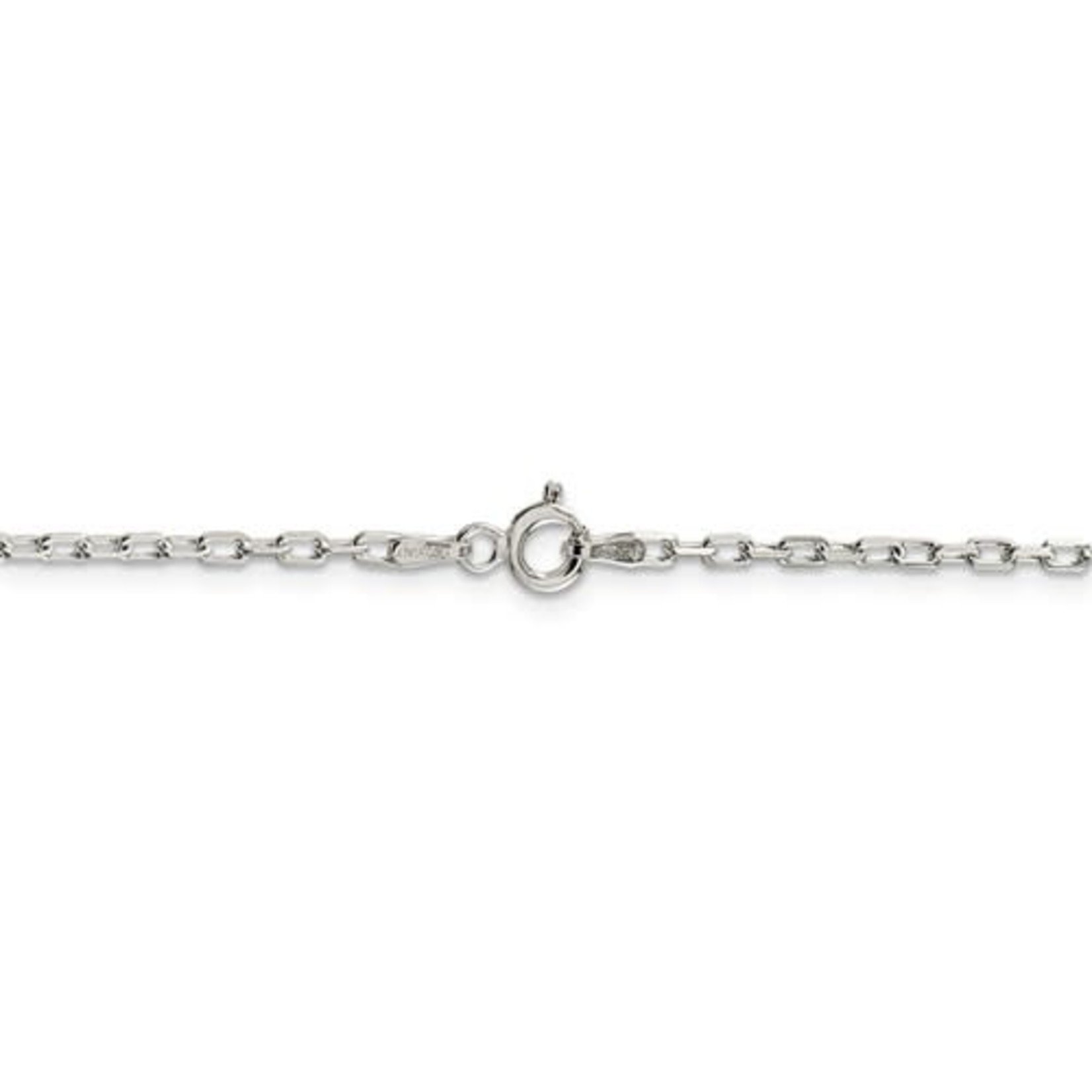 This Is Life Sterling Silver 2.2mm Fancy Diamond-Cut Open Link Cable 300Inch Chain
