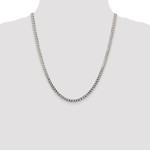 This Is Life Sterling Silver 4.5mm Close Link Flat Curb 22" Chain