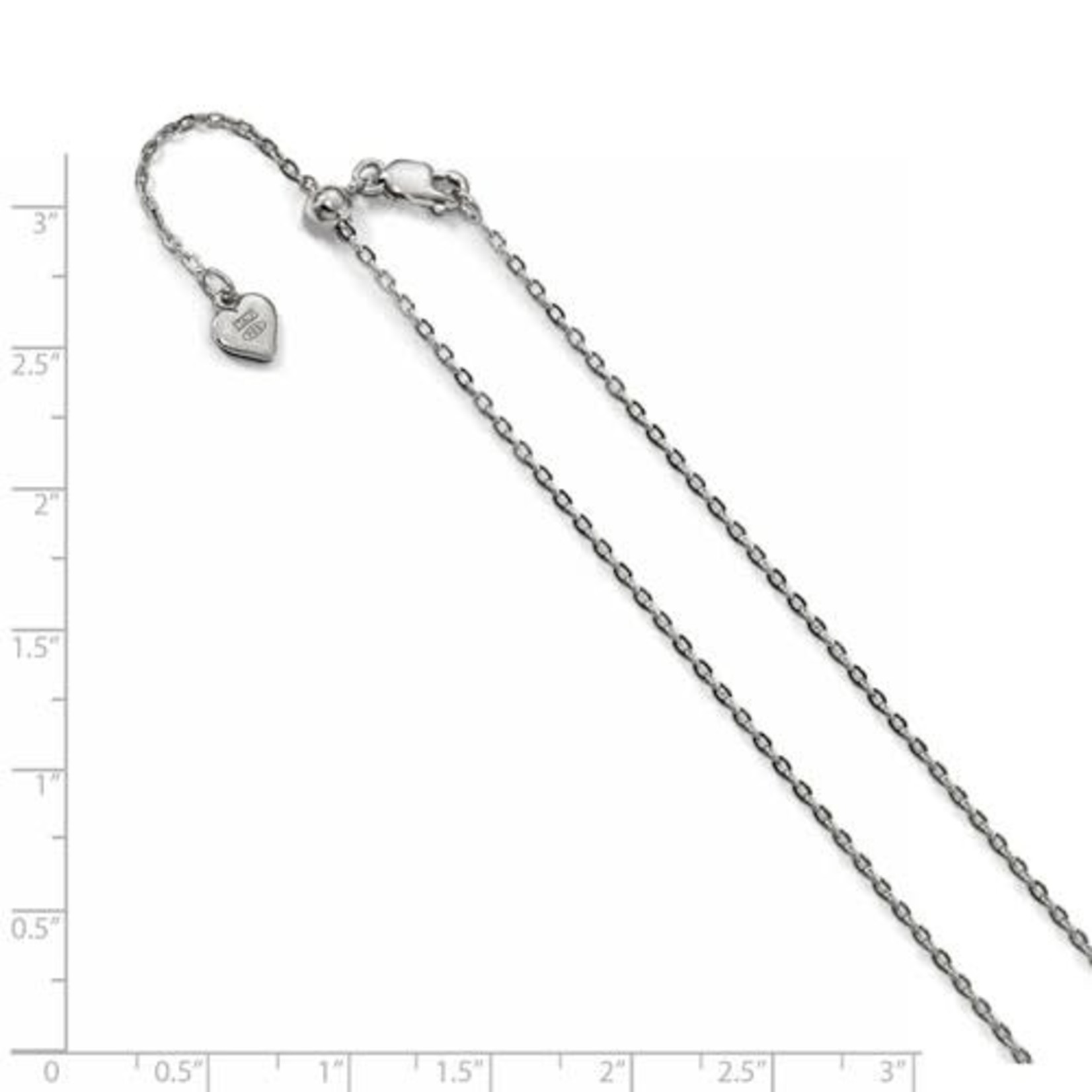 This Is Life Adjustable Cable Chain - Sterling Silver