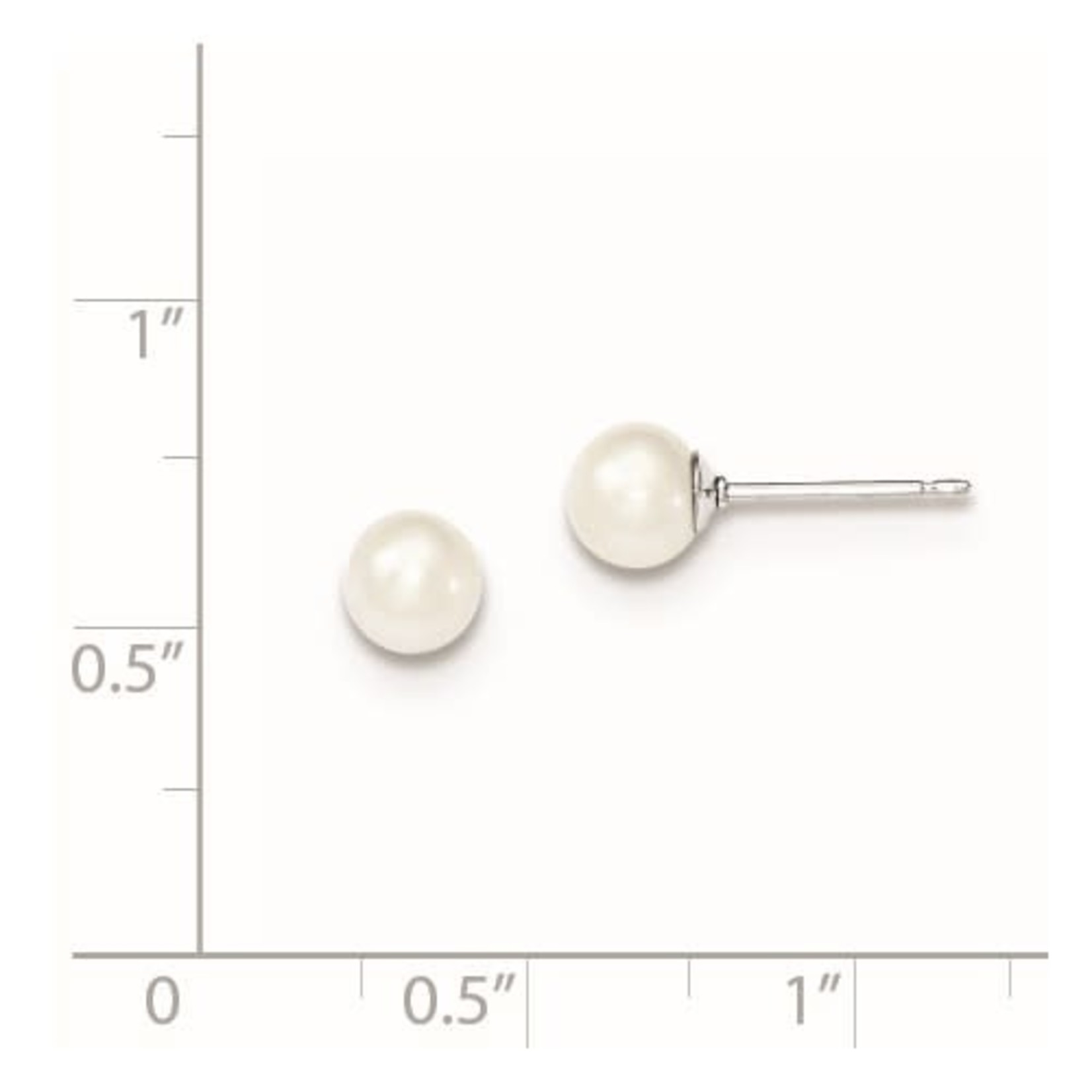 This Is Life Cultured Pearl 5-6 mm Sterling Silver Earrings