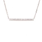 On The Edge Unequivocal Strength Necklace - 14kt Diamond Pendant