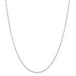 This Is Life Sterling Silver 1.25mm Rolo with Beads Chain