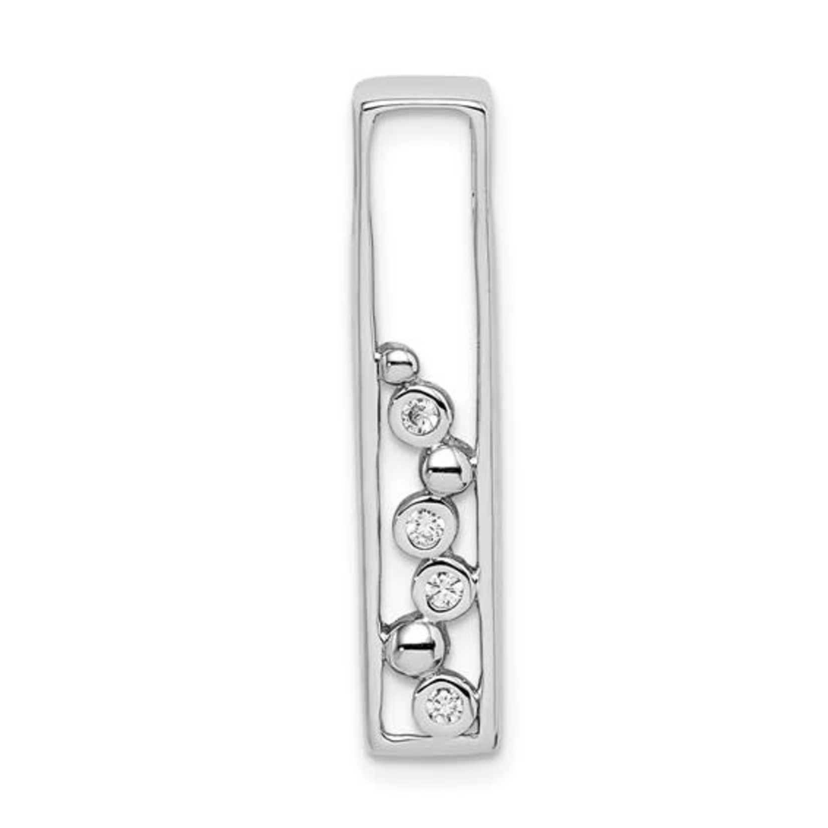 This Is Life Stack It Up Sterling Silver Pendant With Czs