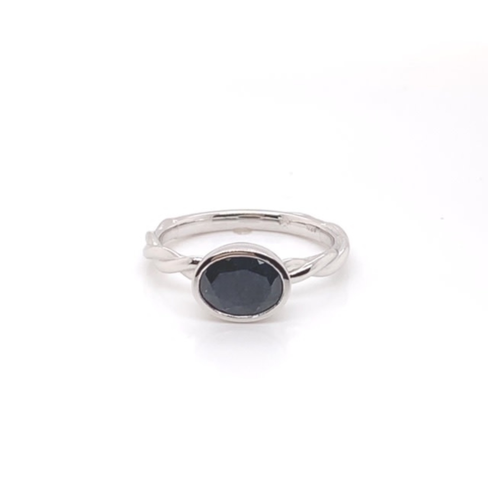 On The Edge Lavish Love Ring - Blue Sapphire