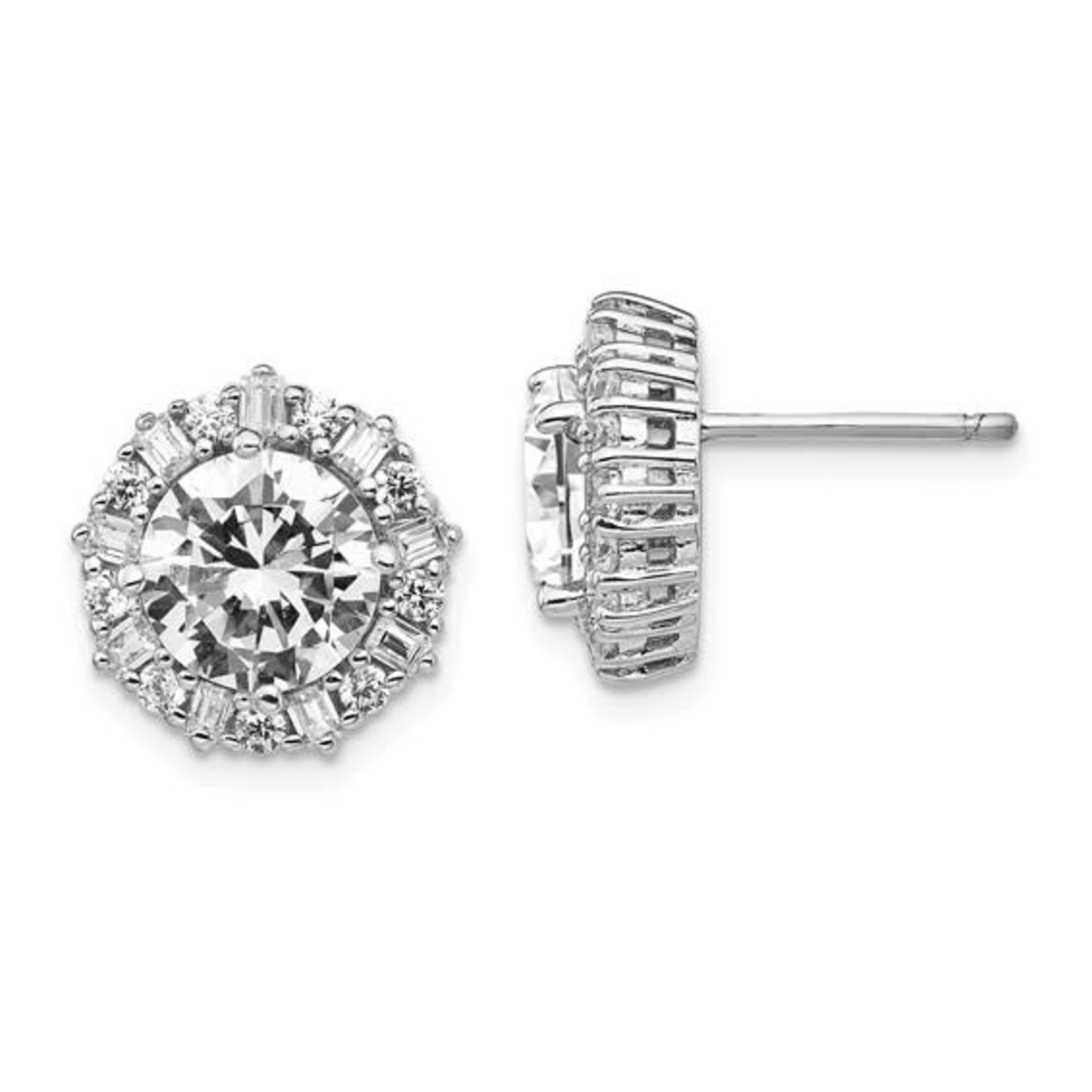 This Is Life Dazzling Beauties CZ Sterling Silver Earrings