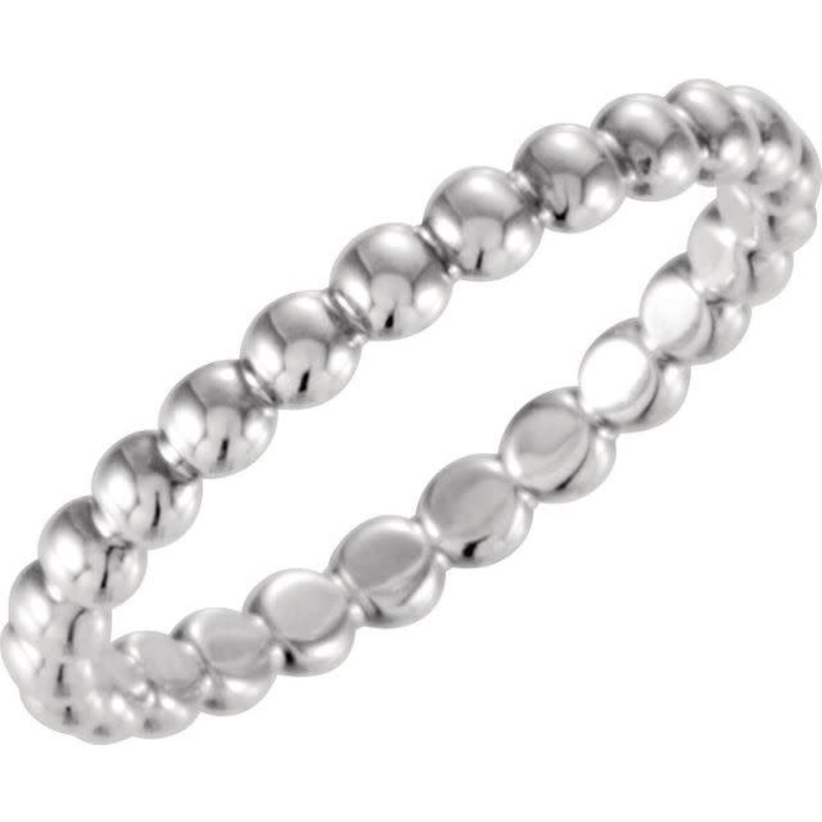 This Is Life Bubble Stackable 2.5mm Sterling Silver Ring