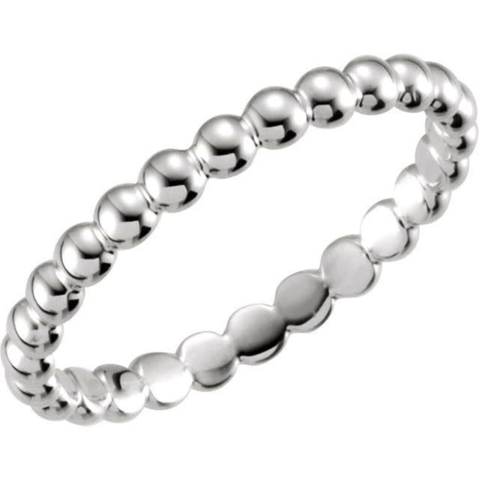 This Is Life Bubble Stackable 2.5mm Sterling Silver Ring