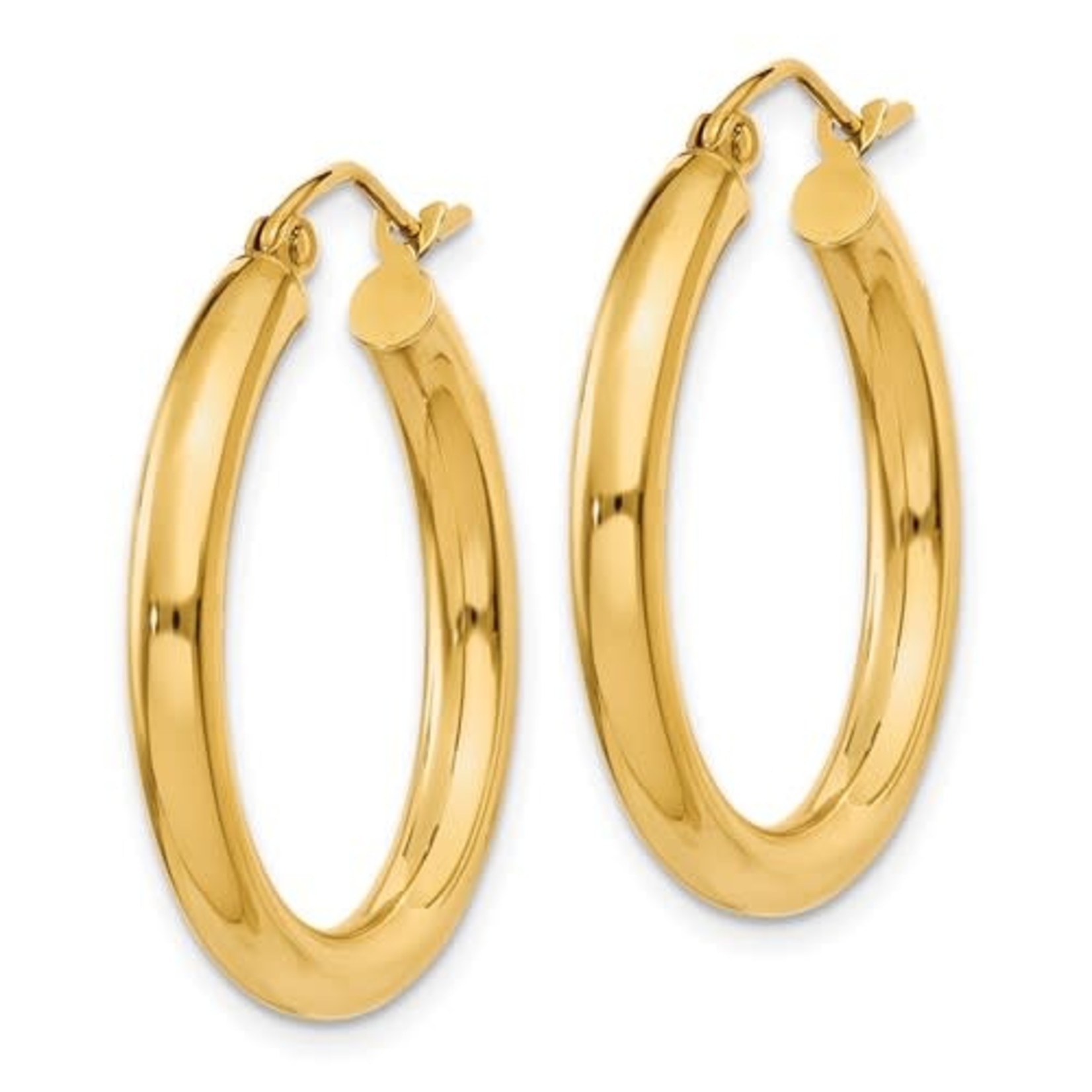 This Is Life Beautiful Hoop Earrings - 14 kty