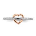 This Is Life Hold On To My Heart Sterling Silver With CZ Ring