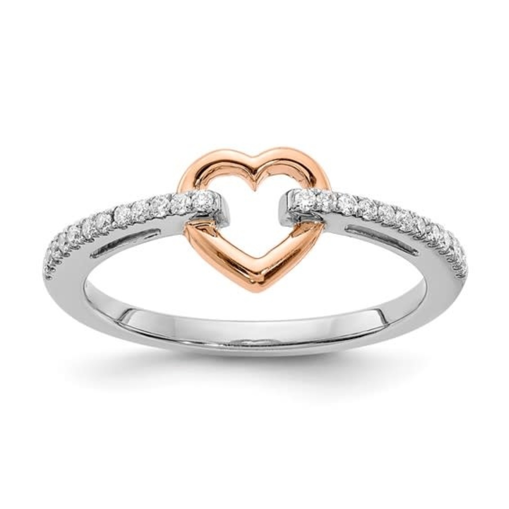 This Is Life Hold On To My Heart Sterling Silver With CZ Ring