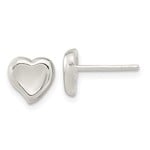 This Is Life Perfect Heart Sterling Silver Earrings