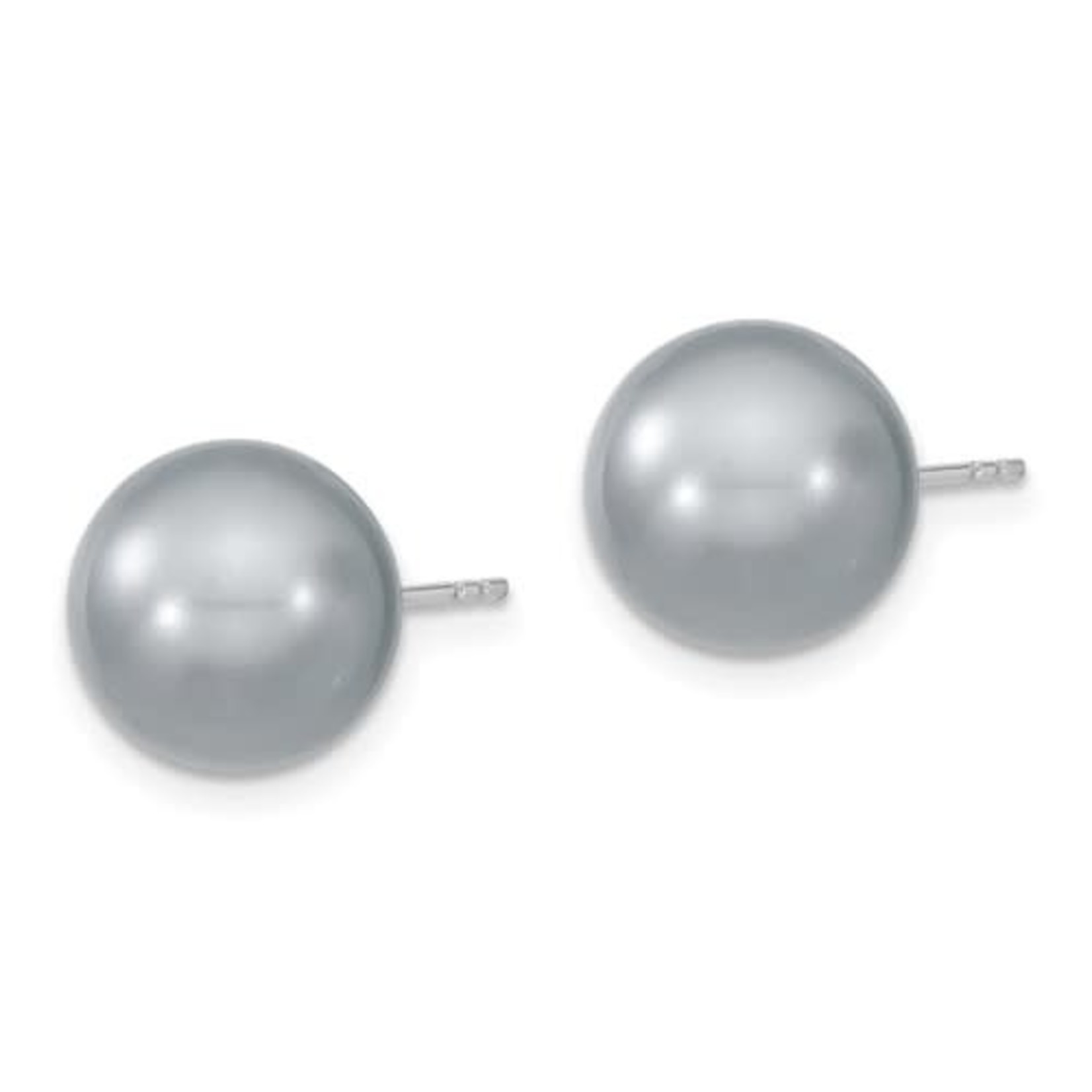This Is Life Grey  Cultured Pearl Earrings - Sterling Silver