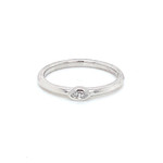 On The Edge Delicate Marquise Diamond Stackable Ring - 10ktw