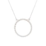 On The Edge Bumpy Road Necklace 14kt White Gold