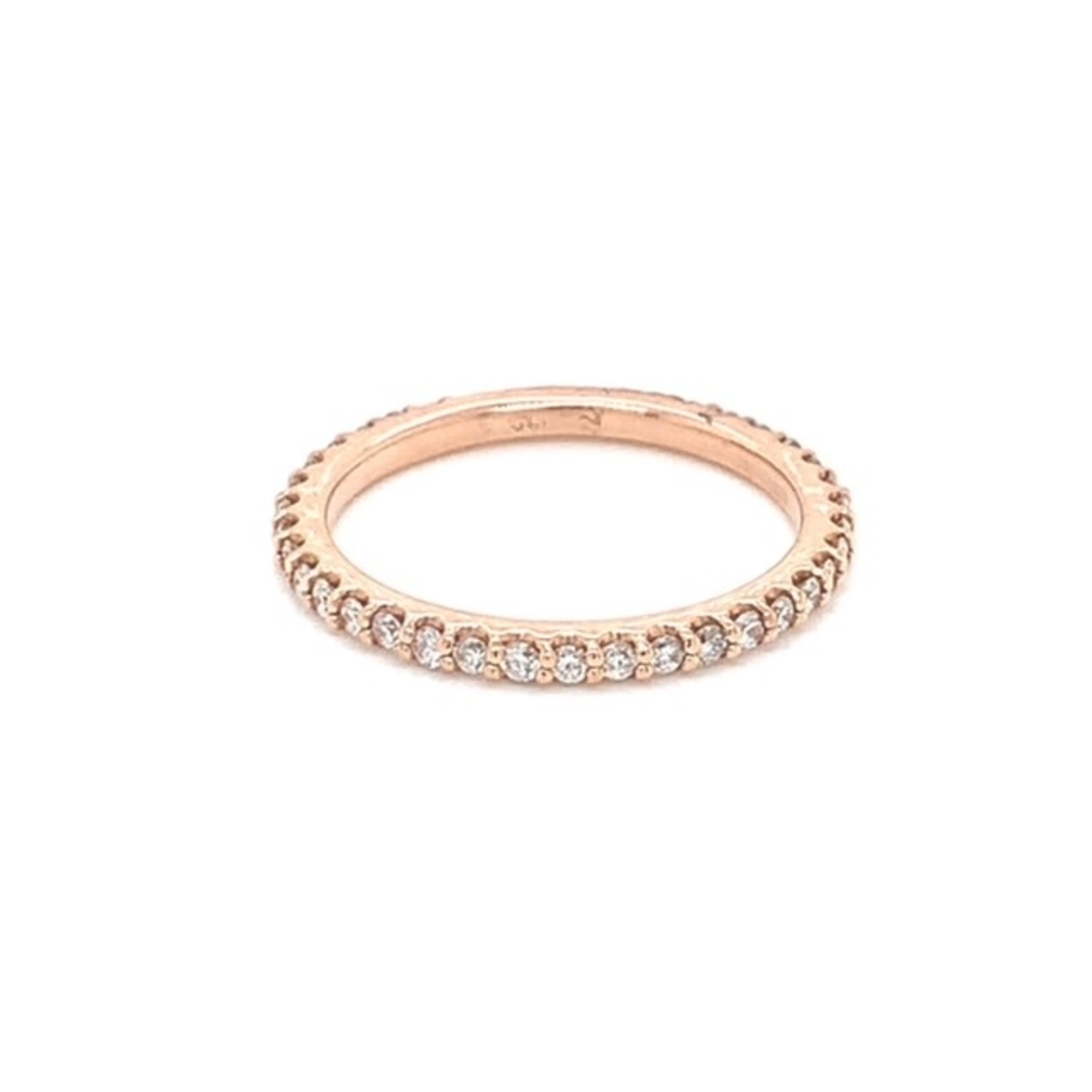 On The Edge Stand By Me Diamond Band - Rose Gold