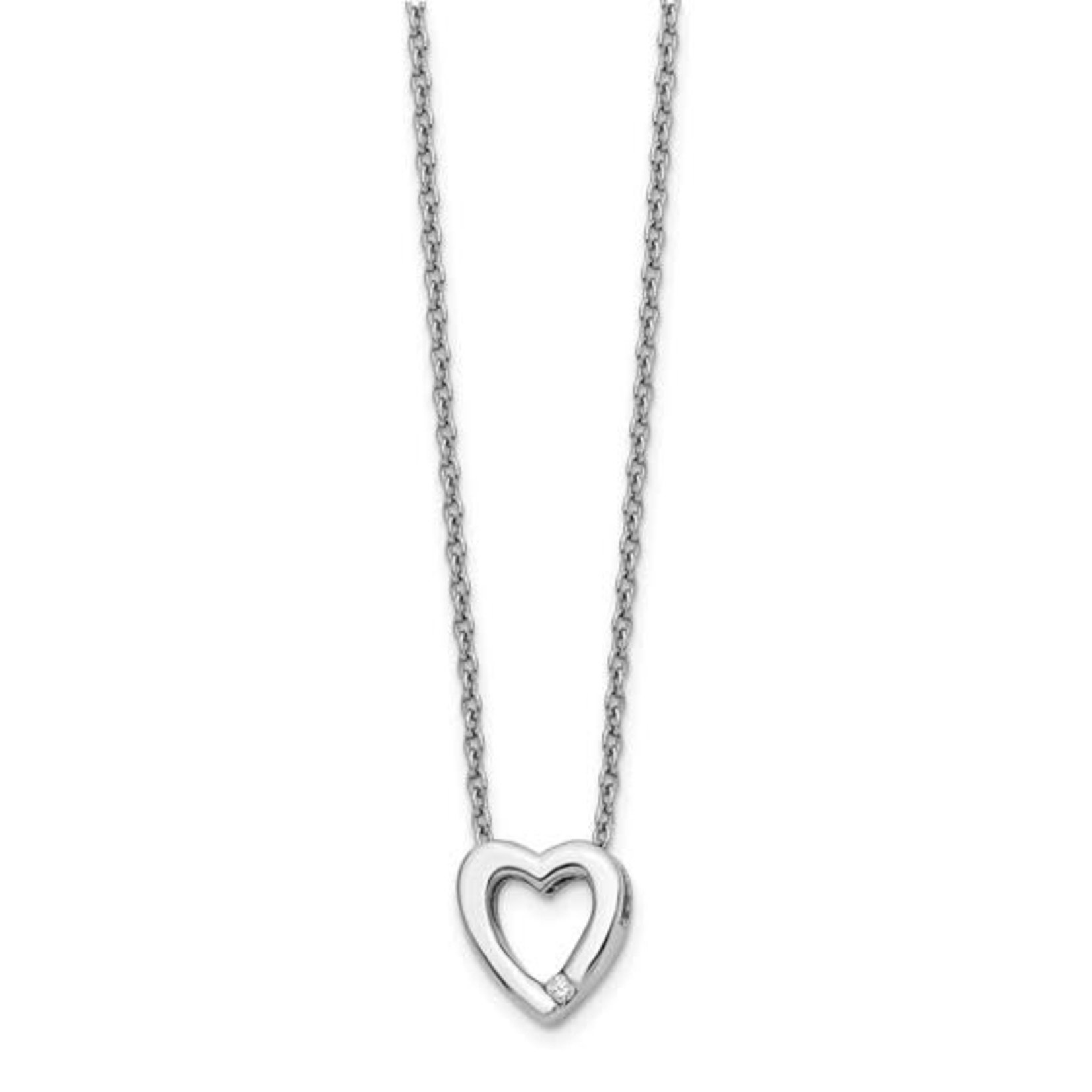 This Is Life All My Love Diamond Sterling Silver Pendant