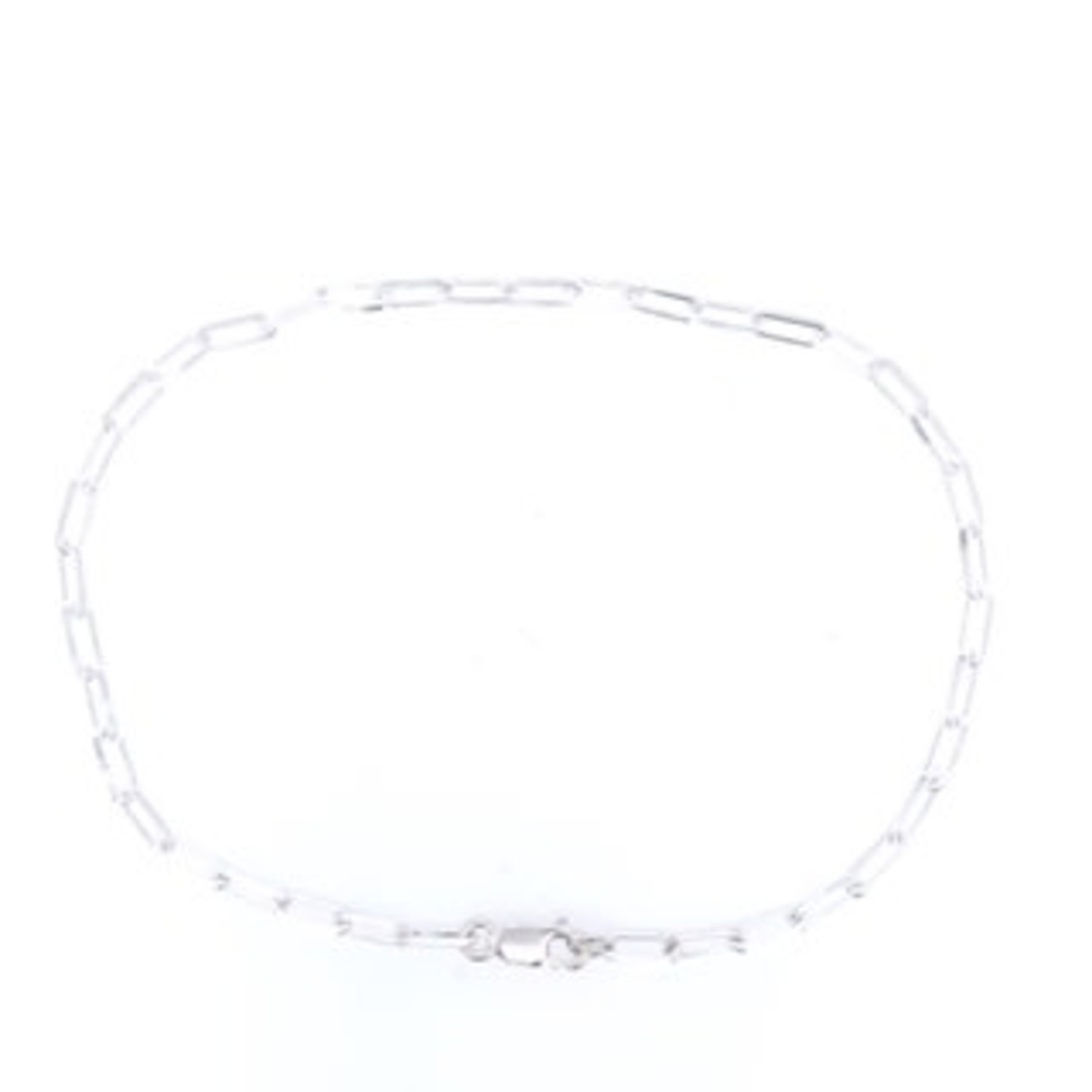 This Is Life Paper Link Large Bracelet - Sterling Silver 8"