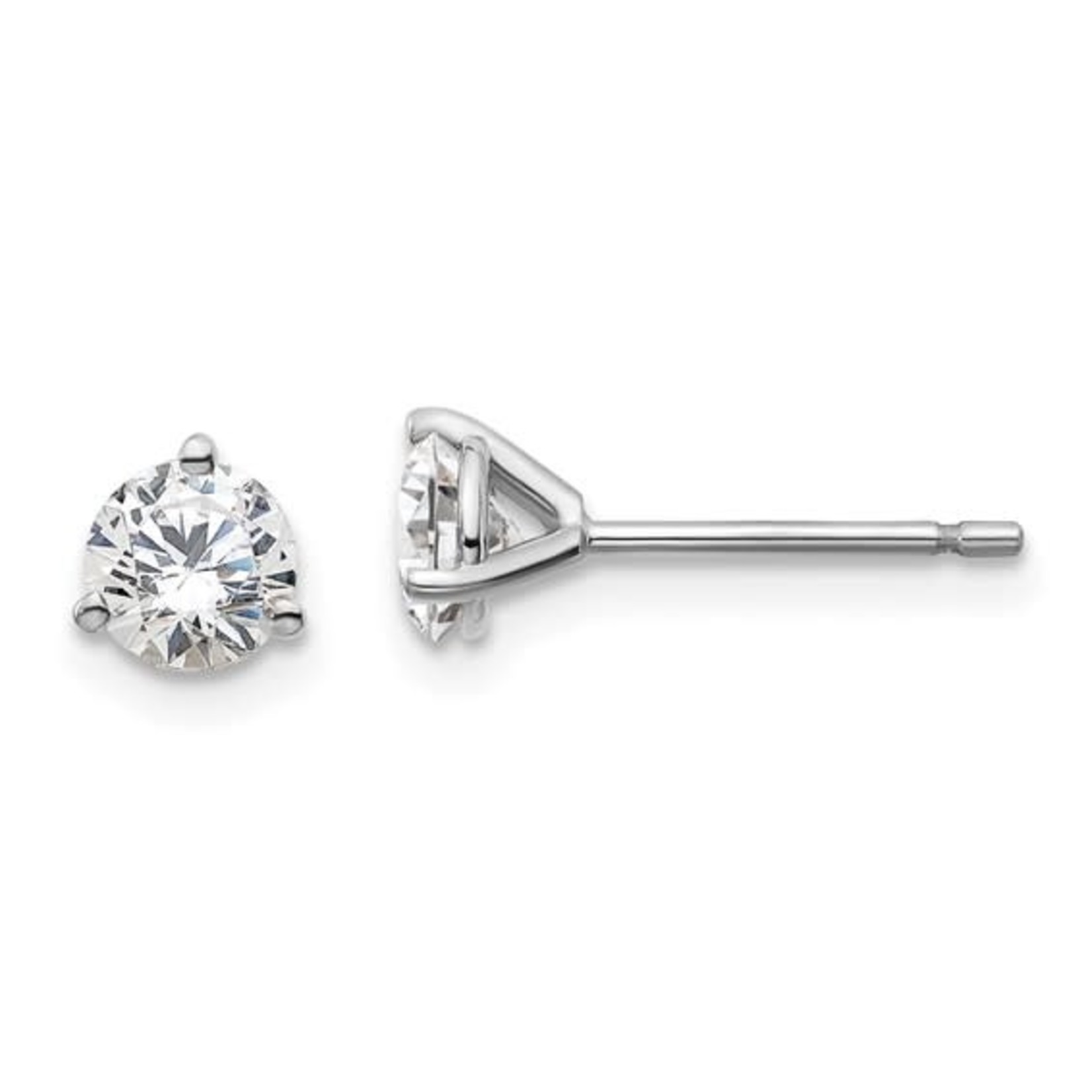 On The Edge Diamond Earrings  - 0.75ctw