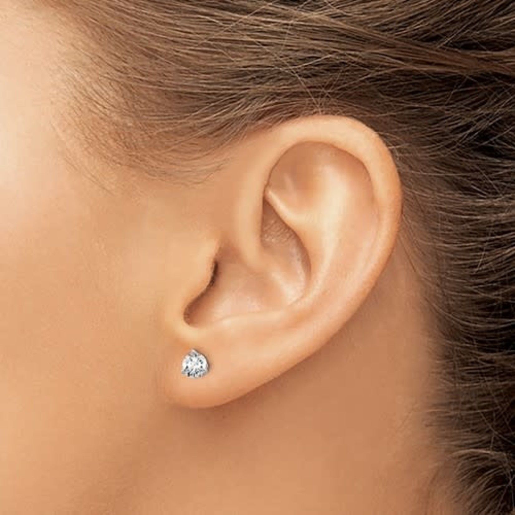 On The Edge Diamond Earrings  - 0.75ctw