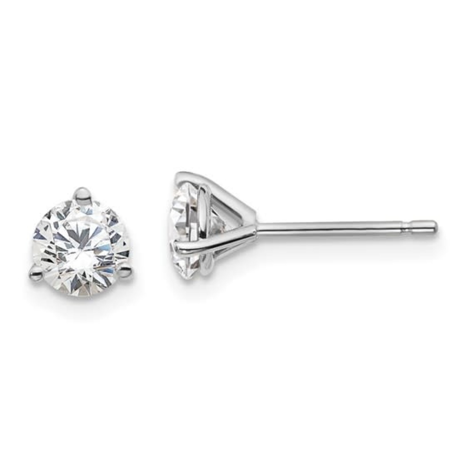 On The Edge Diamond Earrings - 1.00ctw