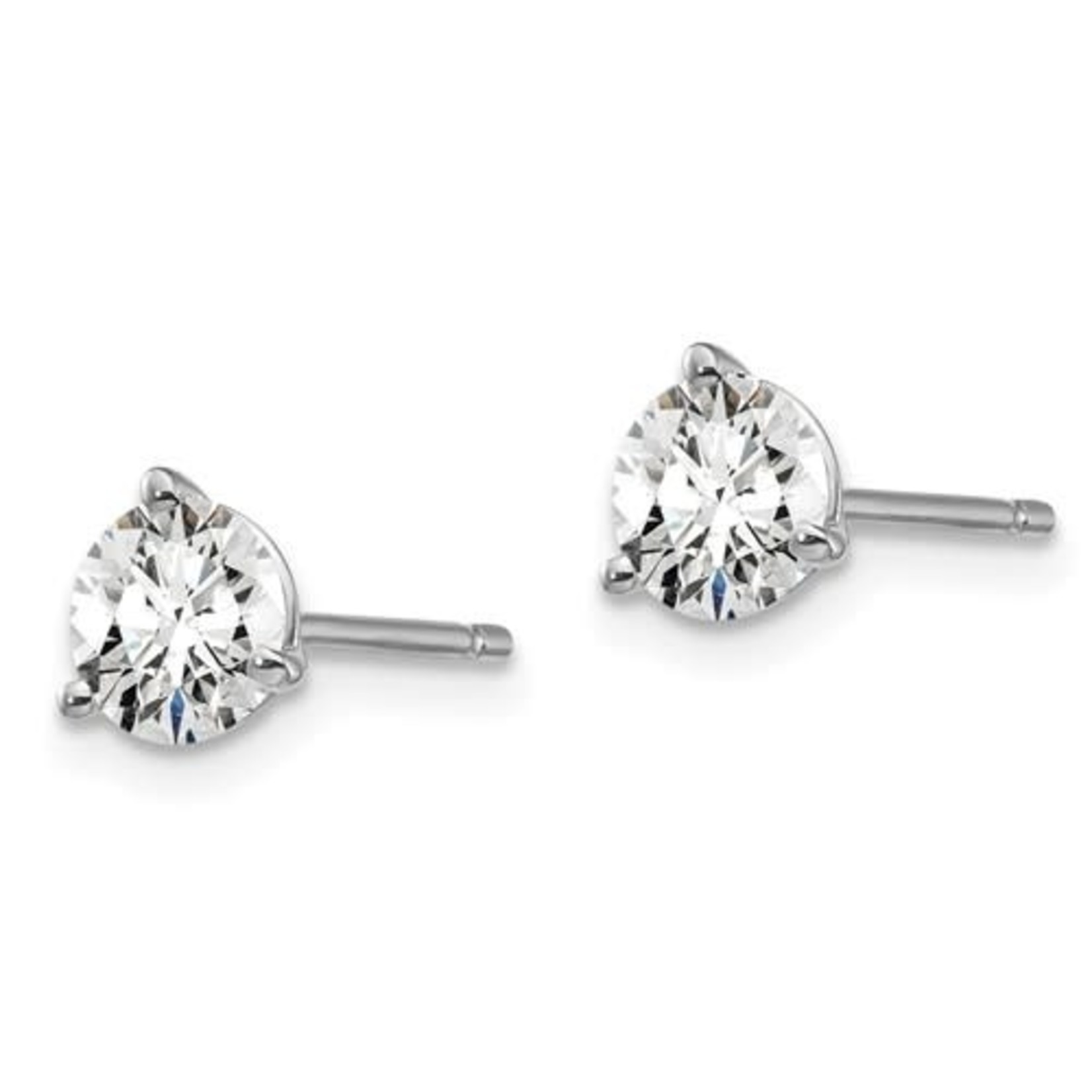 On The Edge Diamond Earrings - 1.00ctw