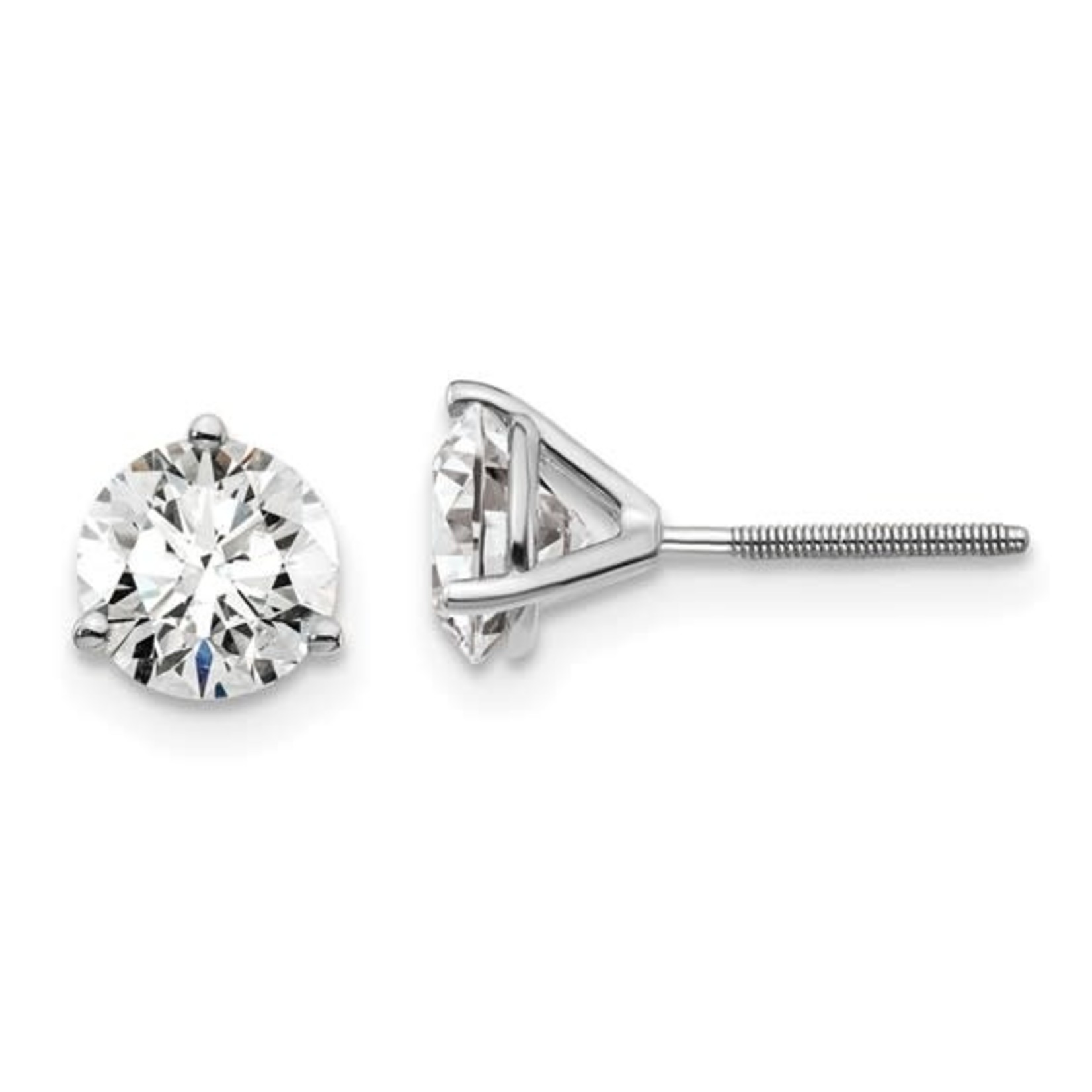 On The Edge Diamond Earrings - 1.50ctw