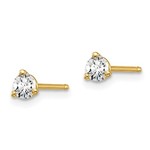 On The Edge Diamond Earrings - Martini - 0.25ctw - 14kty, Lab, VS,/SI1, DEF