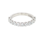 On The Edge Faith, Hope & Love Diamond Band - 1.10ctw 14ktw - 2.5 mm Lab Diamonds