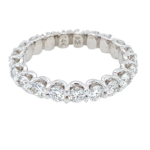 On The Edge Faith, Hope & Love Diamond Eternity Band - 2.10ctw Platinum - 3 mm Lab Diamonds