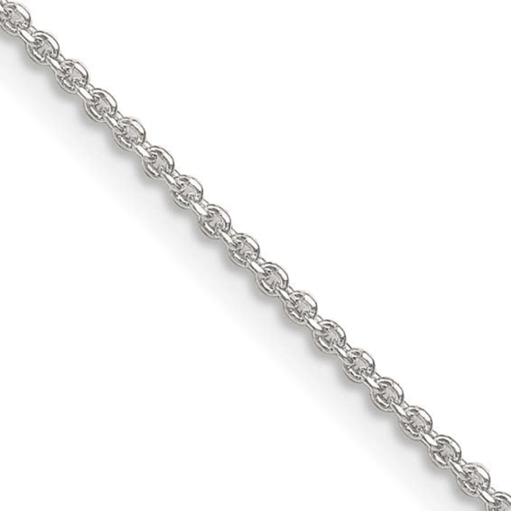 This Is Life Diamond-Cut Forzantina Cable Chain - Sterling Silver - 18" + Extender