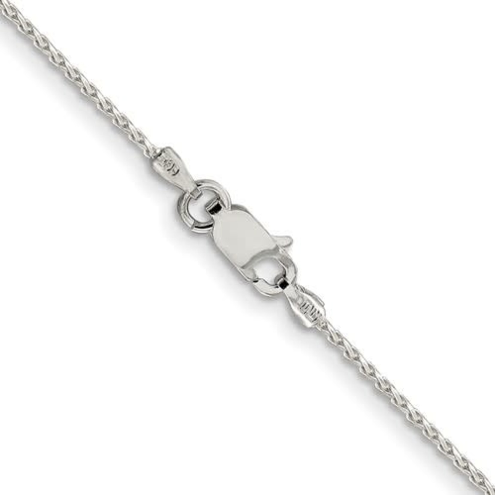 This Is Life Diamond-Cut Round Spiga Chain -Sterling Silver 1.25mm -