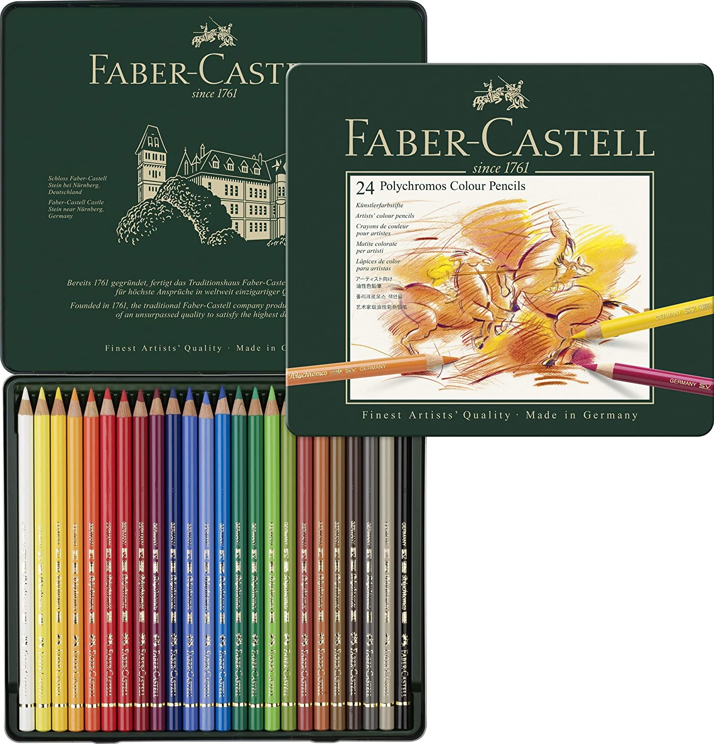 Sparkle color pencil roll from Faber-Castell