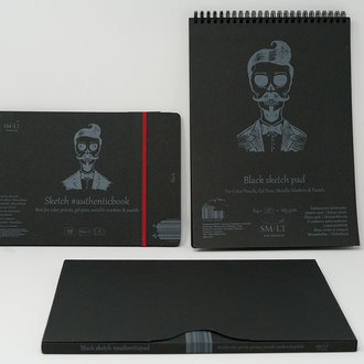 SM-LT SM-LT Sketch Black 165gsm