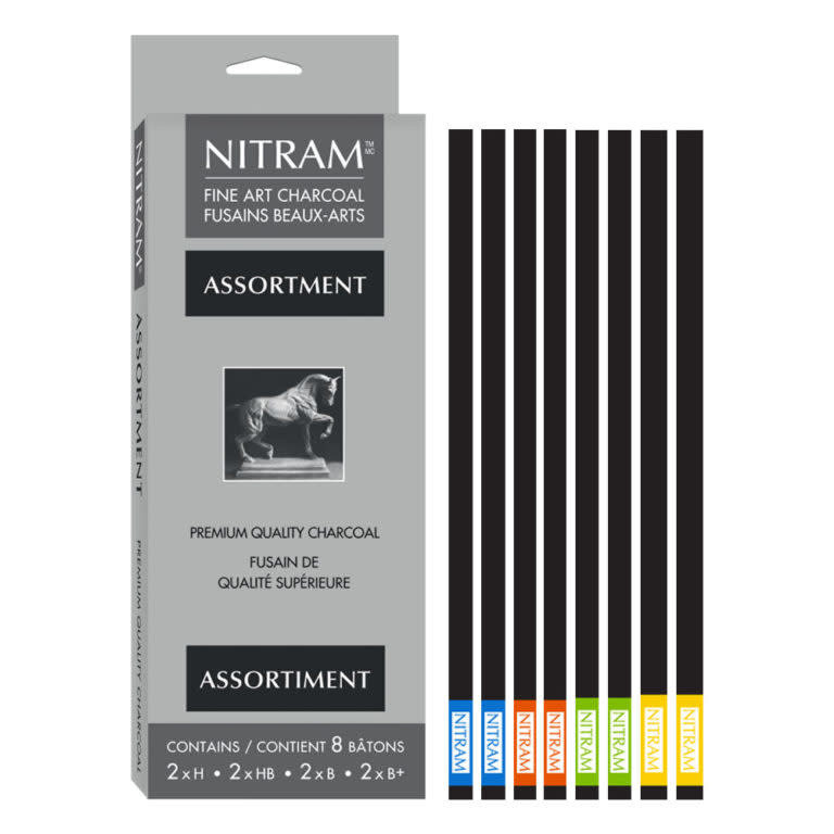 Nitram Art Inc Nitram Assorted Charcoal Pack
