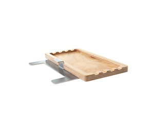 U.Go Plein Air Vassoio Laterale Anywhere In Betulla Baltic 10,2x28 Cm – Consigliato Per Scatola Pochade #00701, Con Magneti E Morsetto