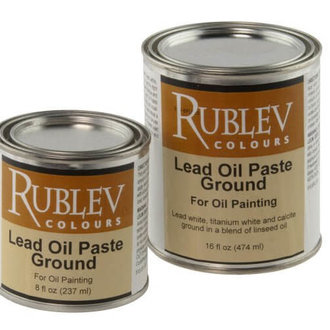 Rublev Rublev Colours Lead Oil Paste Ground 8 fl oz